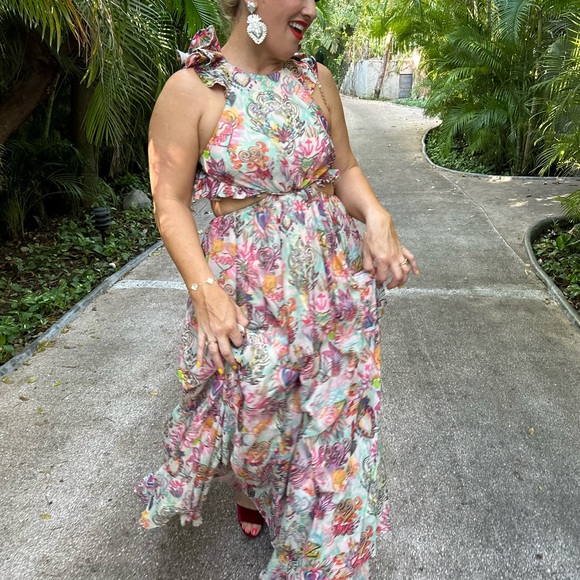 Zimmermann Lovestruck Ruffled Maxi - Picture 6 of 13